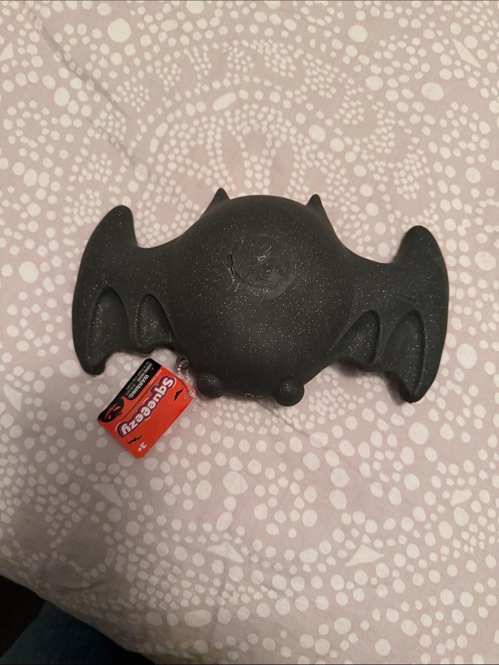 Toymendous Glitter Black Bat Squishy Toy -NWT authentic from Target - Picture 2 of 14